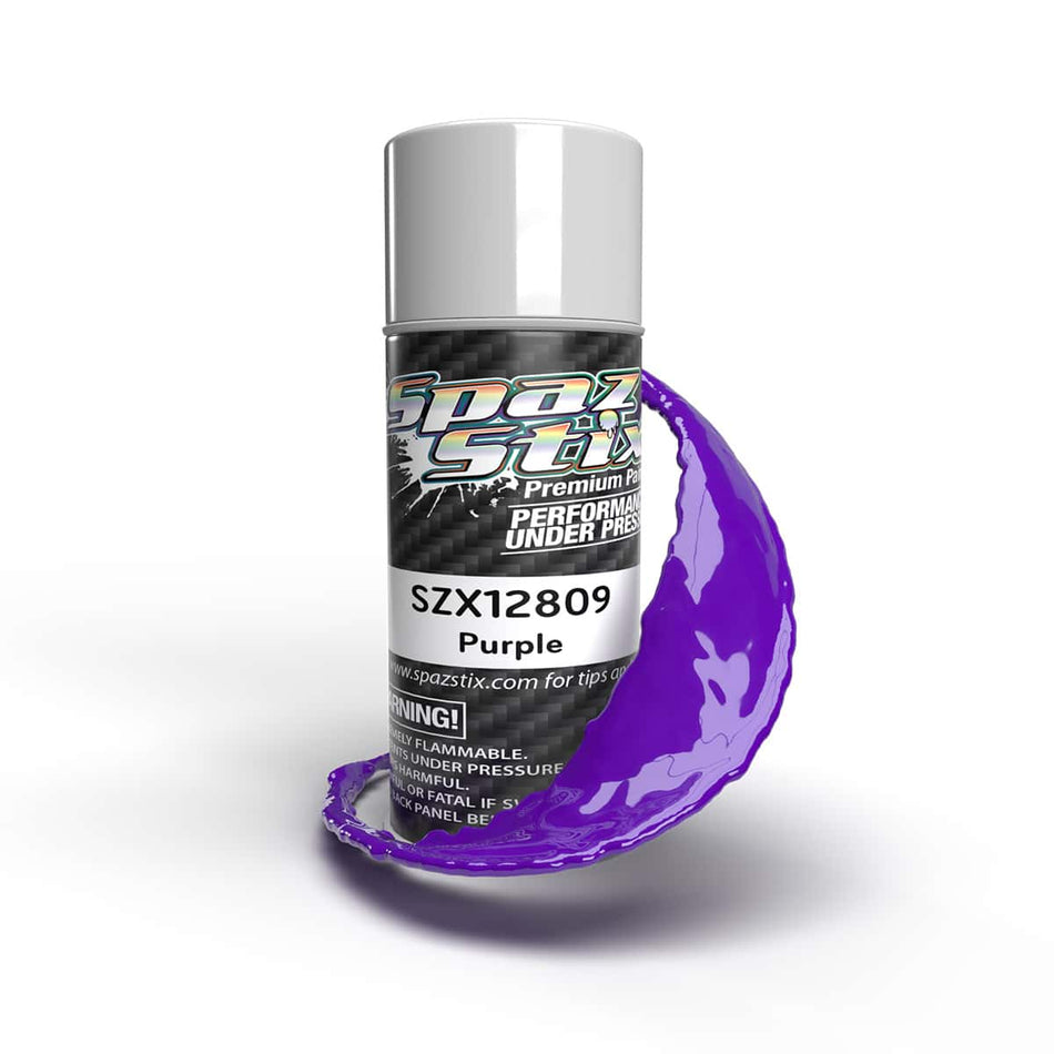 Spaz Stix Solid Purple Paint 3.5oz Can SZX12809 12809 image 0