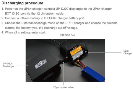 Ultra Power D200 15A/200W Discharger Use w/ UPTUP6PLUS  UPTUP7 or UPTUP8 image 2