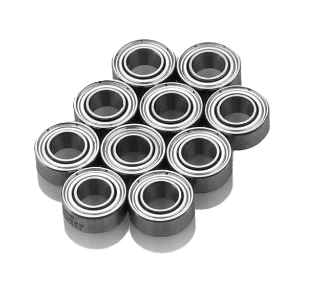 Jconcpets Radial NMB 5x10x4mm Bearing Set (10pc) Fits Most 1/8 Clutch 5016 image 0