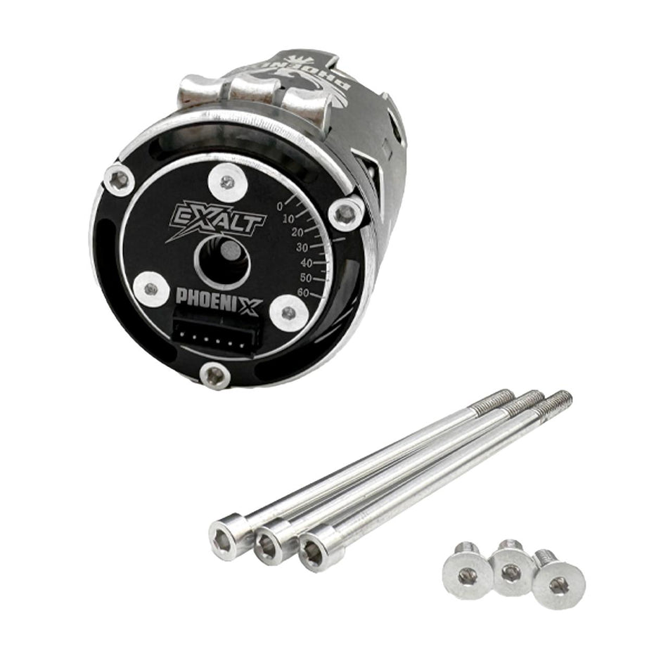Team Exalt Complete Modified Motor Aluminum Screw Kit 6pc Silver EXA0243 image 0