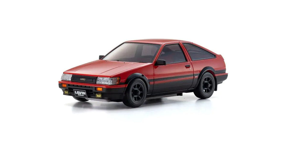 Kyosho Mini-Z ASC Toyota Corolla Levin AE86 Red/Black Body MZP473RBK image 0