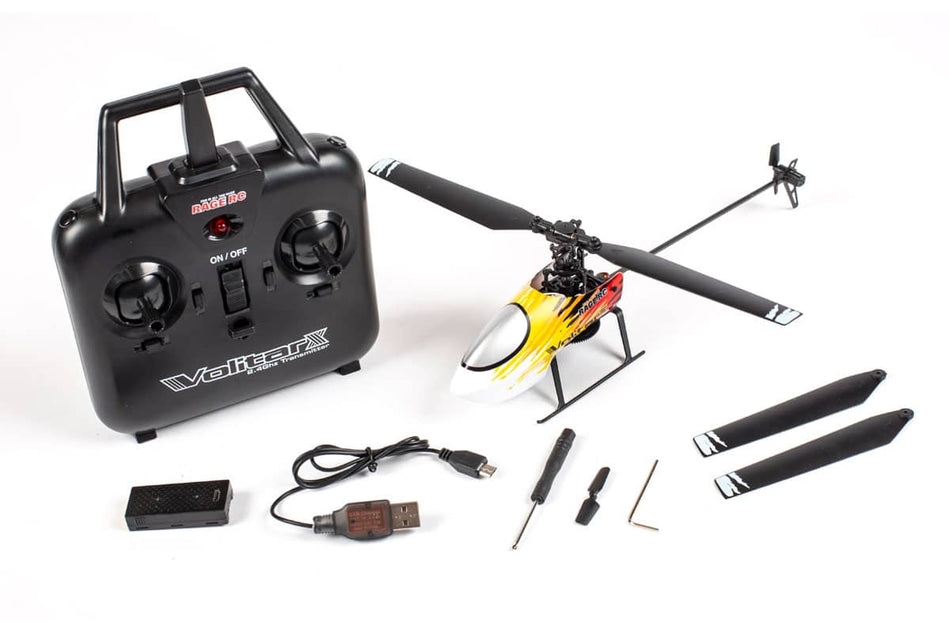 Rage RC Volitar X RTF Micro Heli with Red/Yellow Canopy 6001 image 0