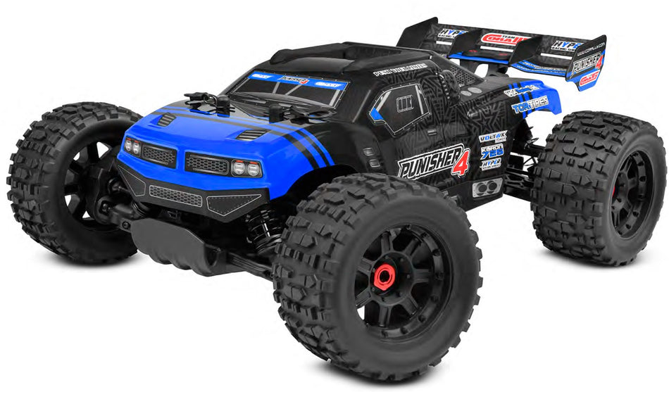 Team Corally Punisher 4S Monster Truck RTR Version Blue 00292-B image 0