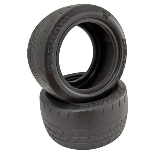 DE Racing Phenom D30 Super Soft Rear 2wd &amp; 4wd Buggy Tires w/inserts 2pc DER-PBR-D30 image 0
