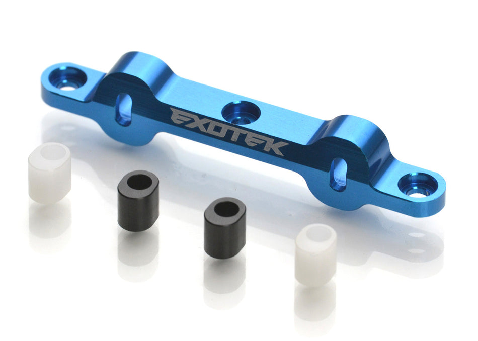 Exotek Associated DR10 Rear Arm C Mount 0°, -1°, -2°,- 3° Toe Inserts 2022 image 0