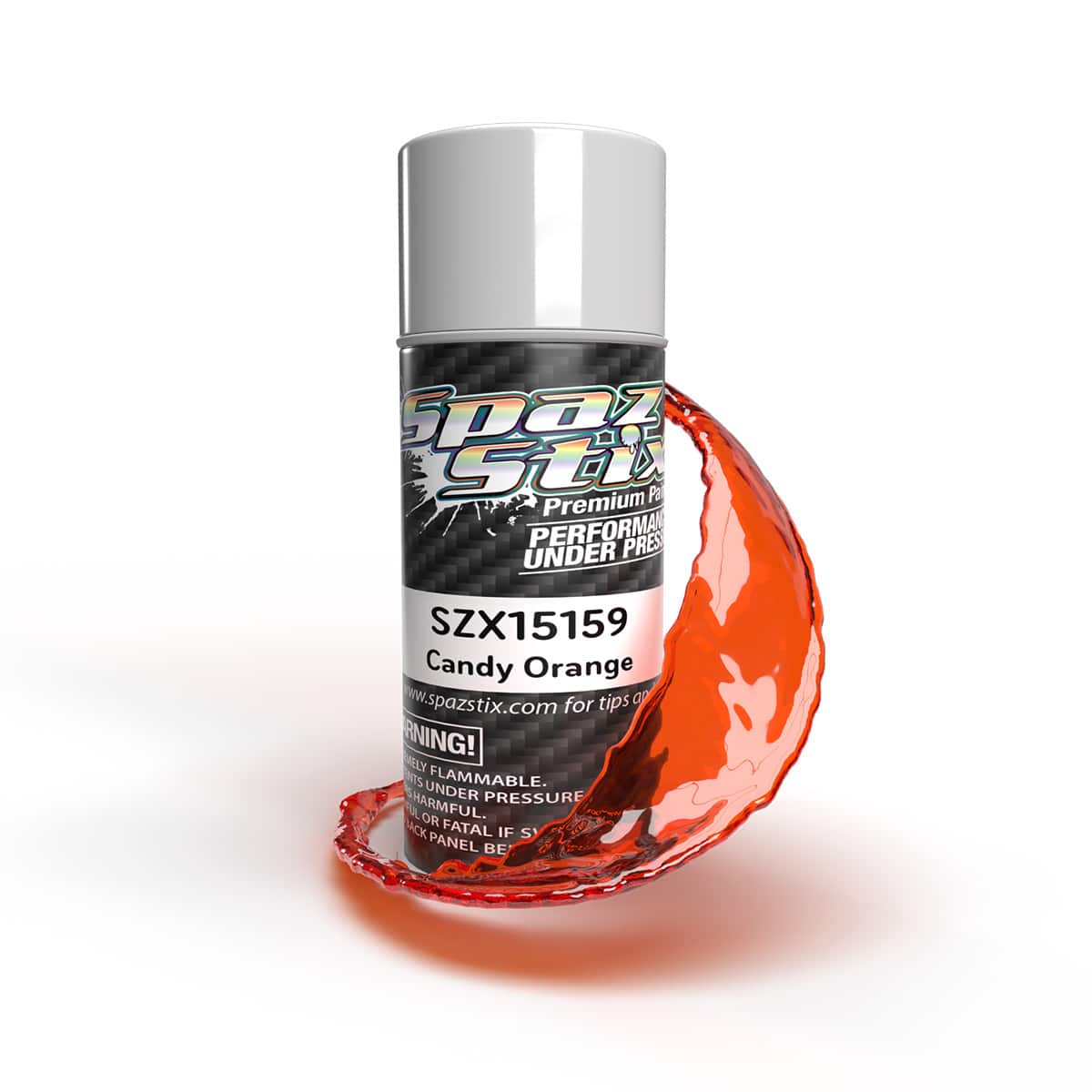 Spaz Stix Candy Orange Paint 3.5oz Can SZX15159 15159 image 0