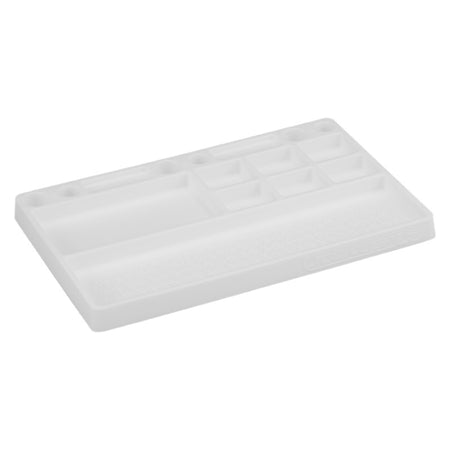 Jconcepts Rubber Parts Tray White for 1/10 and 1/8 Vehicles 25503 image 0
