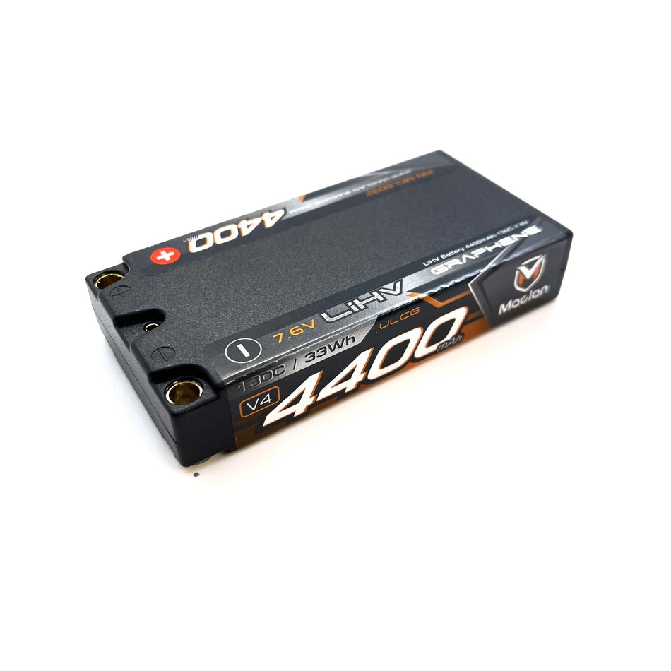 Maclan Racing V4 Graphene 4400mah 130C HV Low Profile Shorty Lipo MCL6032 image 0