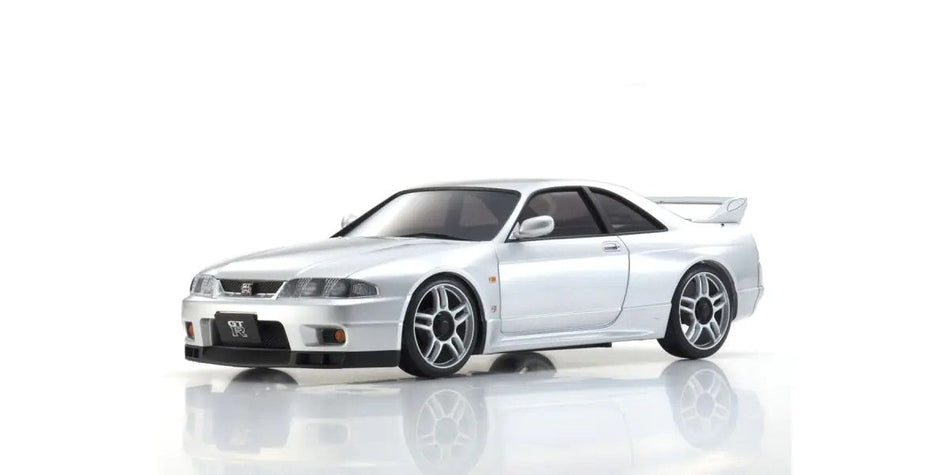 Kyosho Silver Nissan Skyline GT-R V.spec R33 Mini-Z Autoscale Body MZP468S image 0