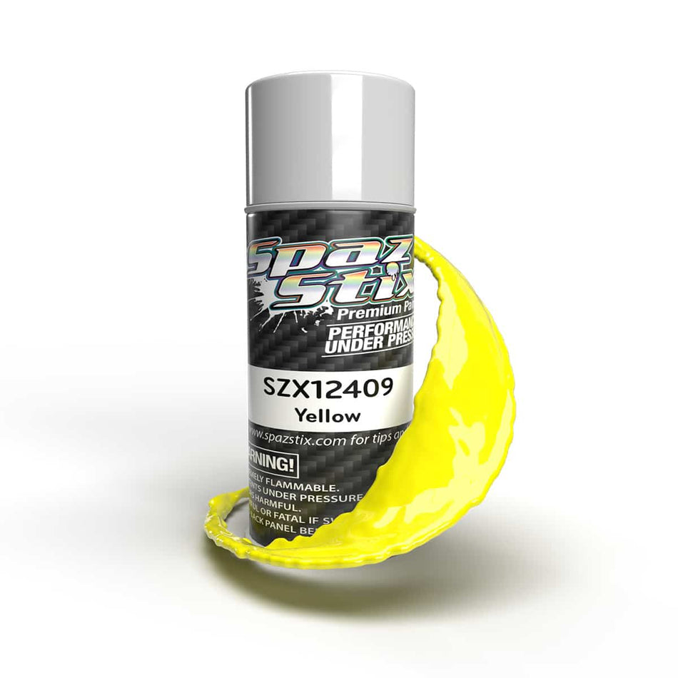 Spaz Stix Solid Yellow Paint 3.5oz Can SZX12409 12409 image 0