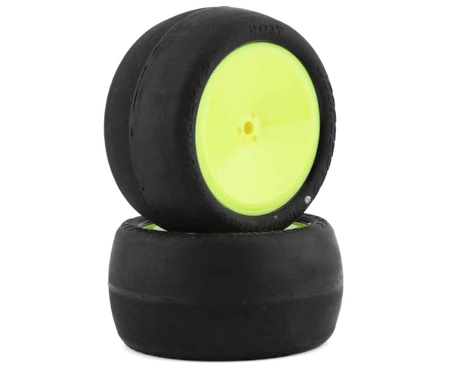Jconcepts Smoothie 2 Silver PreMount Tires on 3348Y 2wd 4wd Buggy Rear image 0