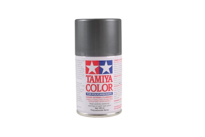 Tamiya Polycarbonate Lexan Paint PS-63 Bright Gun Metal Spray TAM860163 86063 image 0