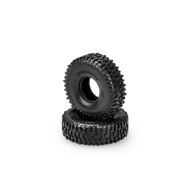 Jconcepts Tusk Green Compound Tires (2) 63mm OD Fits 1.0" SCX24 Wheel 408302 image 0