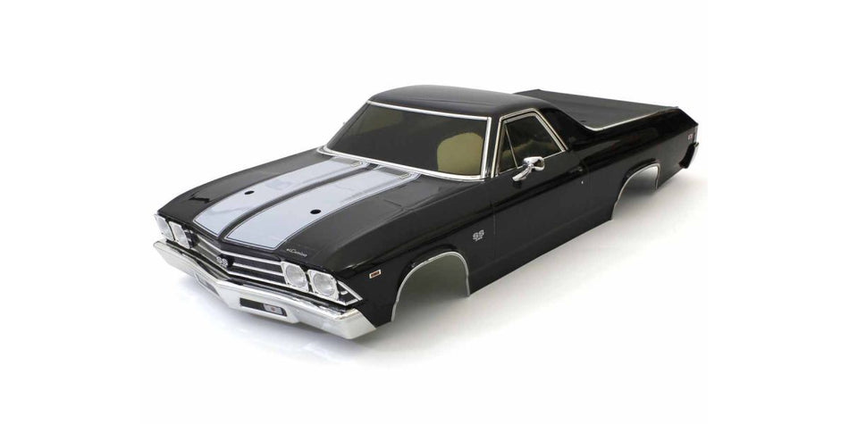 Kyosho Chevy El Camino SS 396 Decoration BodySet Black FAZER Mk2 FZ02L FAB705BK image 0