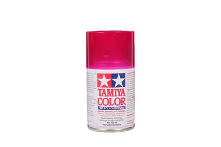 Tamiya Polycarbonate Lexan Paint PS-40 Translucent Pink Spray Can TAM86040 86040 image 0