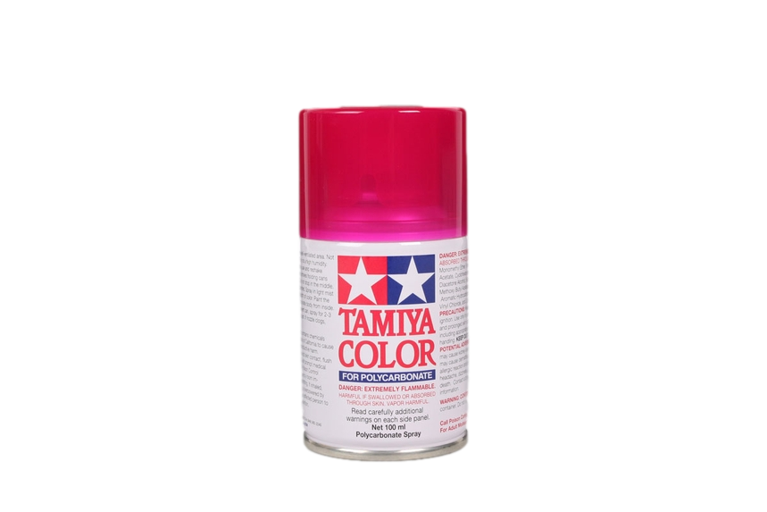 Tamiya Polycarbonate Lexan Paint PS-40 Translucent Pink Spray Can TAM86040 86040 image 0