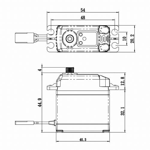 Savox SA-1230SGP Plus Tall Monster Torque Steel Gear Digital Servo image 1