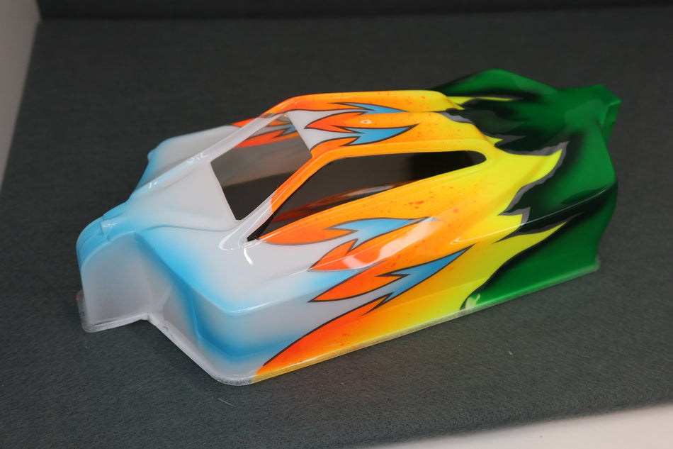 New Custom Airbrush Painted Body for Team Associated B84 and B84D 4wd Buggy