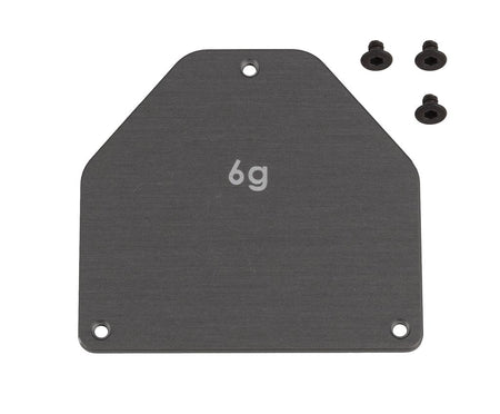 Team Associated FT Aluminum Servo Weight Plate 6g for B7 &amp; B7d Buggy 92444 image 0