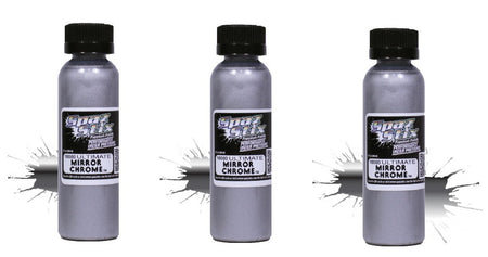 Spaz Stix Ultimate Mirror Chrome 3pk Airbrush Paint 2oz Lexan RC SZX10000 10000 image 0