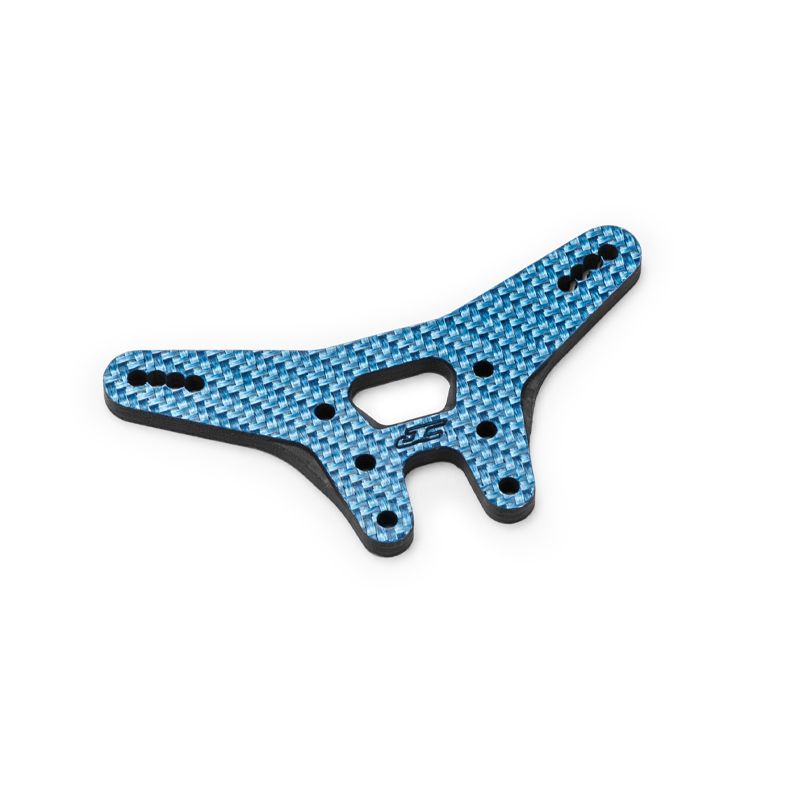 Jconcepts Carbon Fiber Rear Shock Tower Blue for B7/B7D 2wd Buggy 51991 image 0