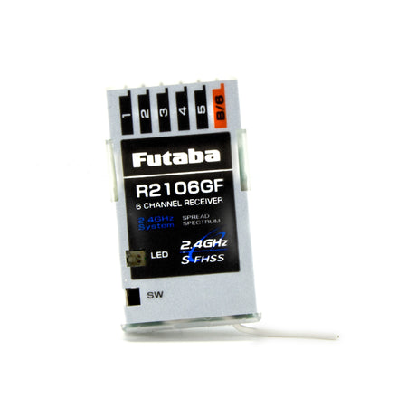 Futaba R2106GF 2.4GHz S-FHSS 6-Channel Micro Receiver 01102201-3 image 0