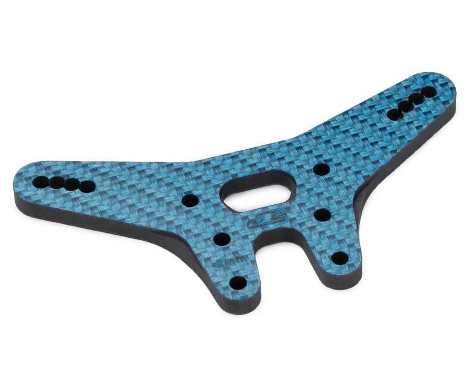 Jconcepts Carbon Fiber Rear Shock Tower -2mm Blue for B7/B7D 2wd Buggy 52151 image 0