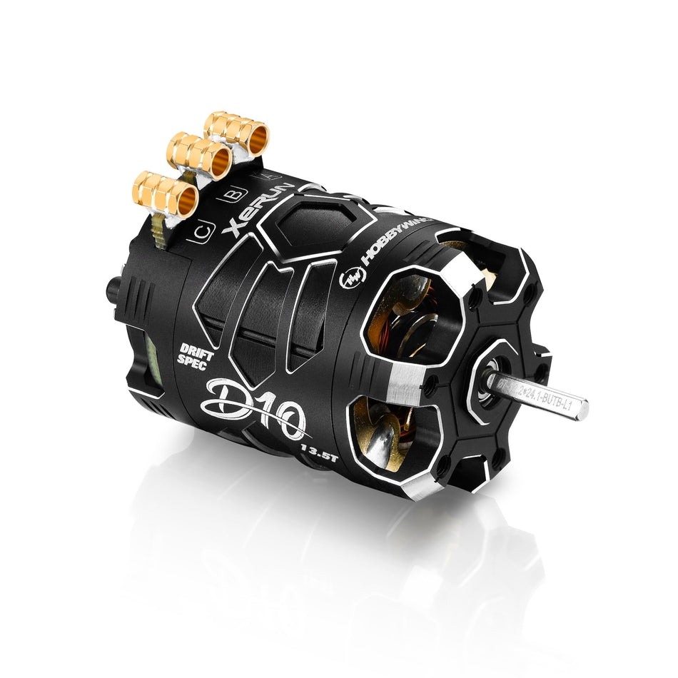 Hobbywing Xerun D10 Brushless Drift Motor 13.5T 2900kv Black 30401137 image 0