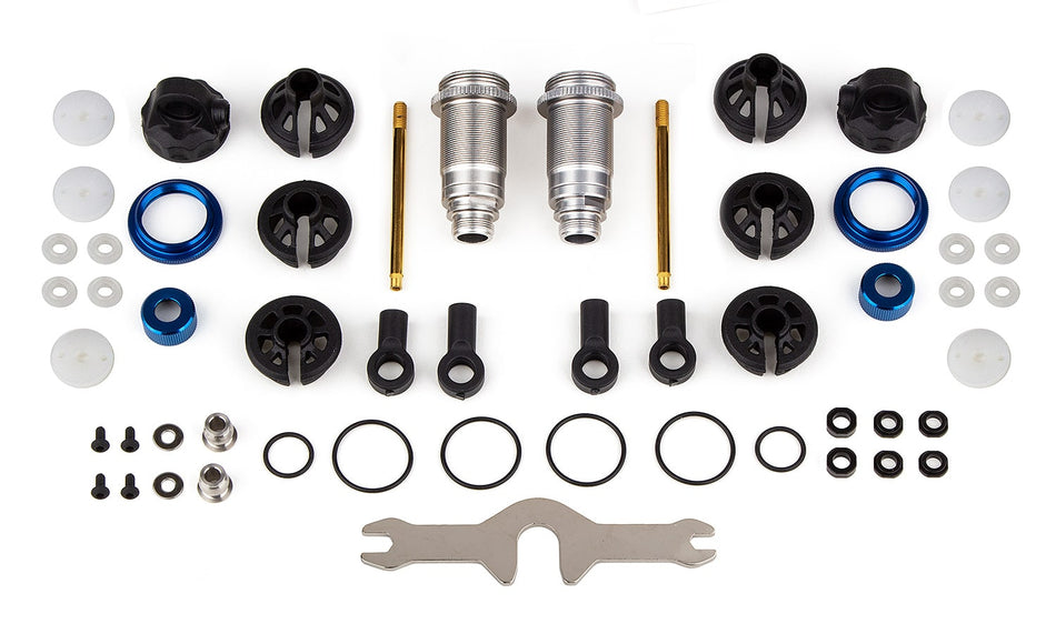 Team Associated V2 12x23mm Threaded Front Shock Kit DR10 &amp; SR10 ASC72031 72031 image 0