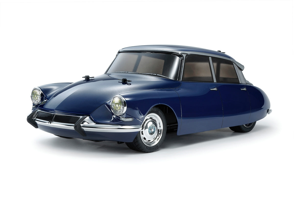 Tamiya RC 1/10 Scale Citroen DS MB-01 Chassis Kit Blue Painted Body 47502 image 0