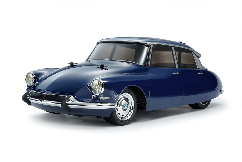 Tamiya RC 1/10 Scale Citroen DS MB-01 Chassis Kit Blue Painted Body 47502 image 0