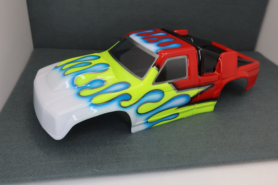 Ron's Reserve Custom Airbrush Painted Body Team Associated RC10T Stadium Truck