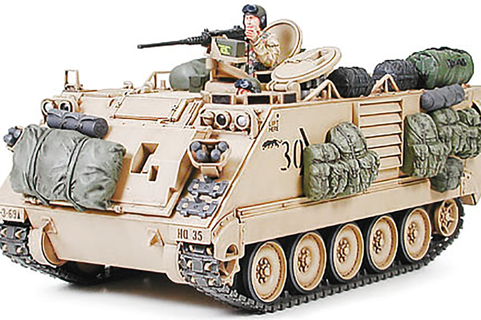 Tamiya 1/35 M113A2 Armored Person Carrier Desert Version Plastic Model Kit 35265 image 0