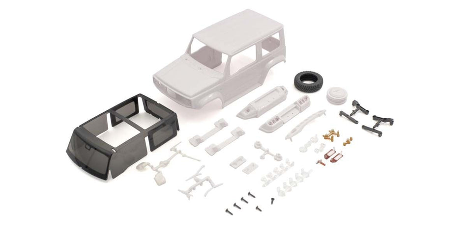 Kyosho Suzuki Jimny Sierra White Mini Z Body Set MXN03 image 0