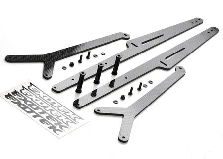 Exotek Carbon Fiber Ladder Wheelie Bar X-Long Losi 22s Drag Adjustable 2033 image 1