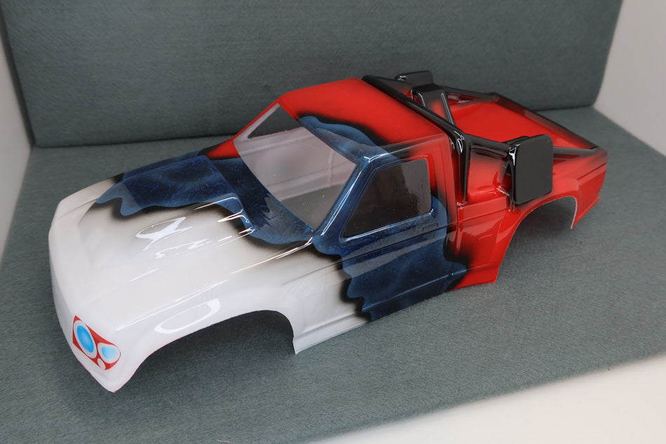 Ron's Reserve Custom Airbrush Painted Body Team Associated RC10T Stadium Truck