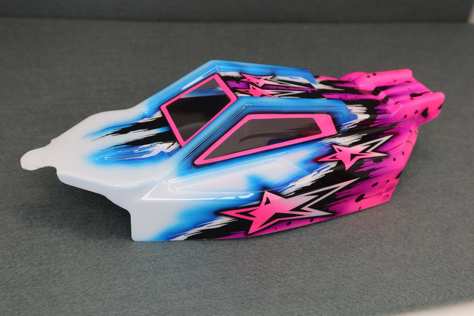 Rons Reserve Custom Airbrush Painted Body Associated B7 B7d B7.1 B7.1d 2wd Buggy