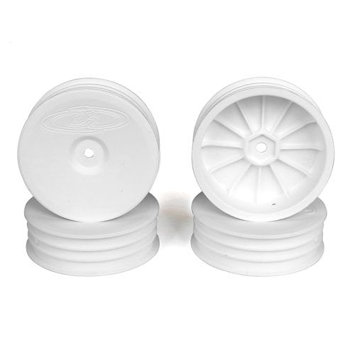 DE Racing Speedline Slim Buggy Front Wheels for Losi TLR 3.0 4.0 5.0 White DER-SB4-SLW image 0