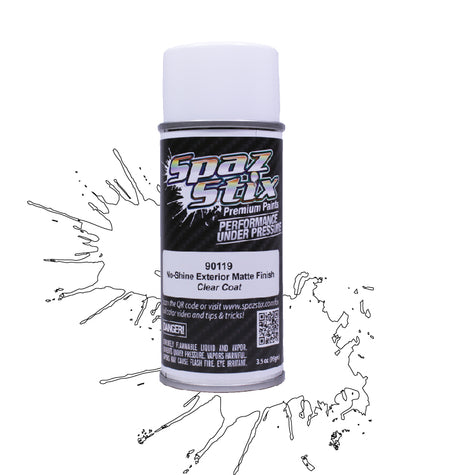 Spaz Stix No-Shine Exterior Matte Finish Clear Coat Paint 3.5oz SZX90119 90119 image 0