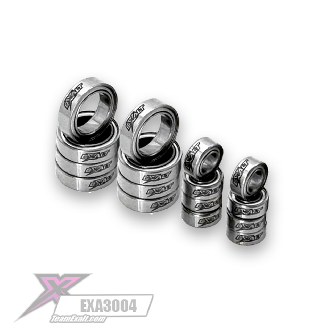 Team Exalt Hybrid-XSN Ceramic Bearing Kit for X-Ray XB4 2024 EXA3004 image 0
