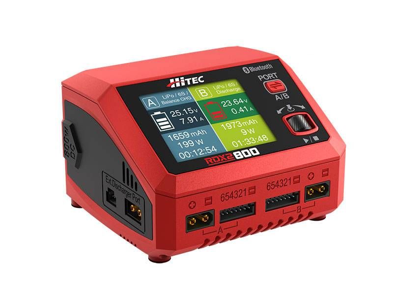Hitec RDX2 800 AC/DC Multi-Function Smart Charger w/Bluetooth 44311 HRC44311 image 0