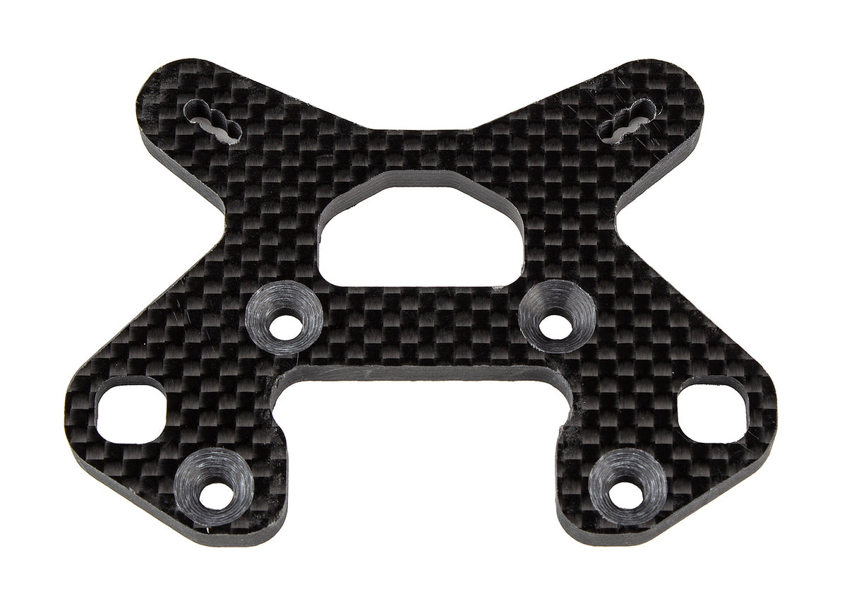 Associated FT Front Shock Tower Carbon Fiber 26.5 RC8B4.1 &amp; RC8B4.1e 81633 image 0
