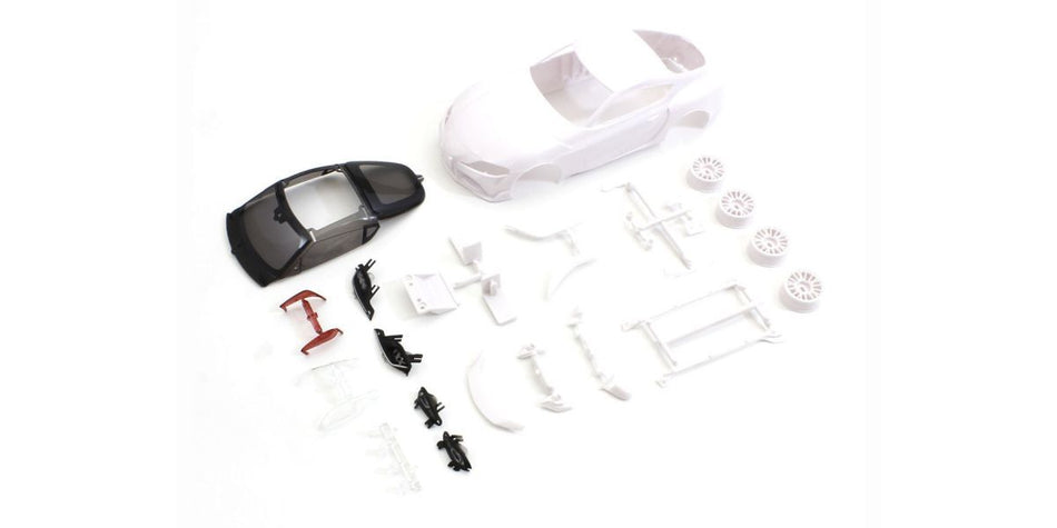 Kyosho Toyota GR Supra TRD White Body Set w/Wheels MZN207 KYOMZN207 image 0