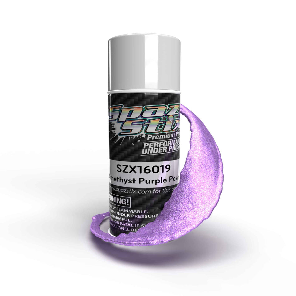 Spaz Stix Amethyst Purple Pearl Translucent Paint 3.5oz Can SZX16019 16019 image 0