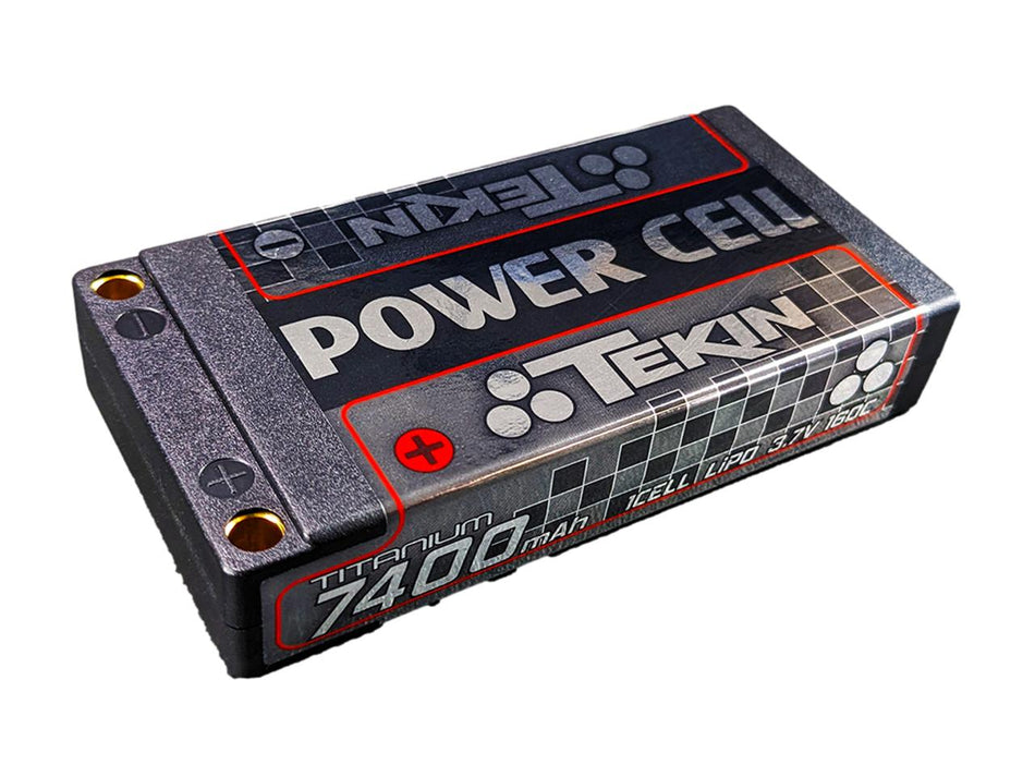 Tekin Titanium POWER CELL 1S 7400mAh 160C Shorty ULCG LiPo Battery TT1650 image 0