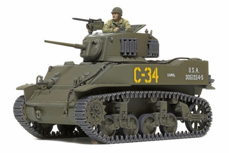 Tamiya 1/48 US LightTank M5A1 Stuart Plastic Model Kit 32606 TAM32606 image 0