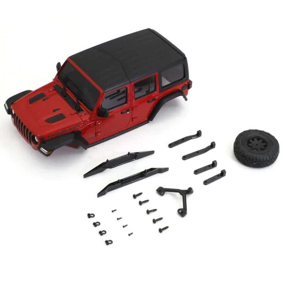 Kyosho Jeep Wrangler Unlimited Rubicon Red Body Set Mini-Z 4x4 MX-01 MXB01R image 0