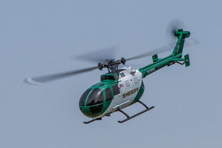 Rage RC Hero-Copter 4 Blade RTF Helicopter Sheriff w/carry case RGR6052 image 1
