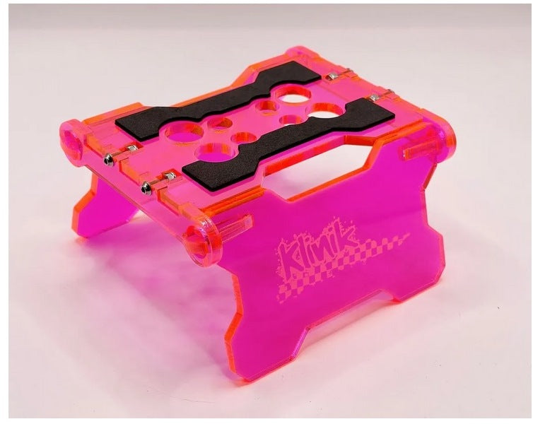 Klinik RC Folding RC Car Stand for 1/18 to 1/10 Scale Cars/Trucks Pink image 0