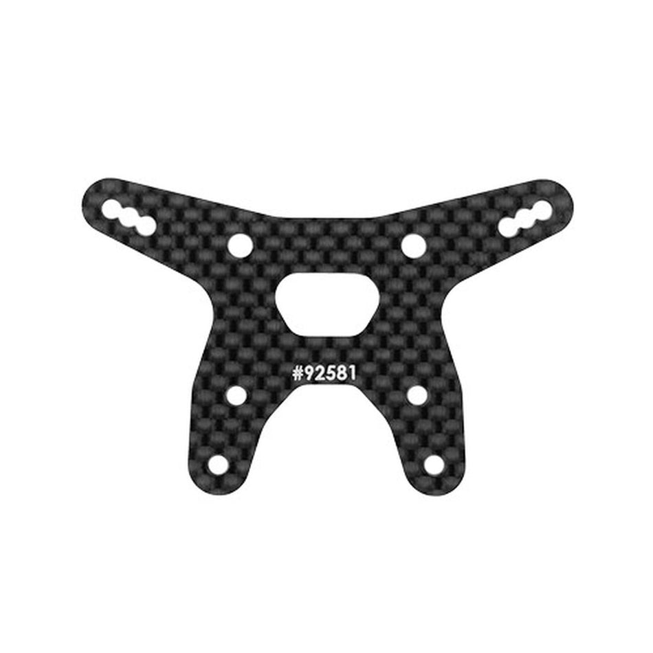 Team Associated B7.1 B7.1D FT Carbon Fiber Front Shock Tower -2mm 92581
